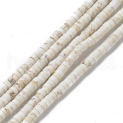 Natural Howlite Beads Strands X-G-E604-A01-B-1