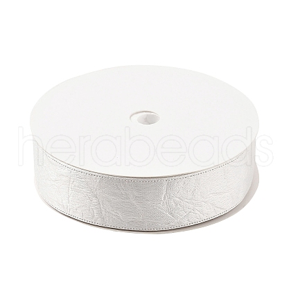 Imitation Leather Polyester Ribbon DIY-R050-02E-1