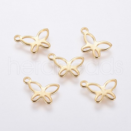 304 Stainless Steel Charms STAS-L234-074G-1