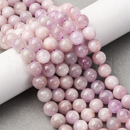 Natural Kunzite Beads Strands G-H313-01E-8mm-1