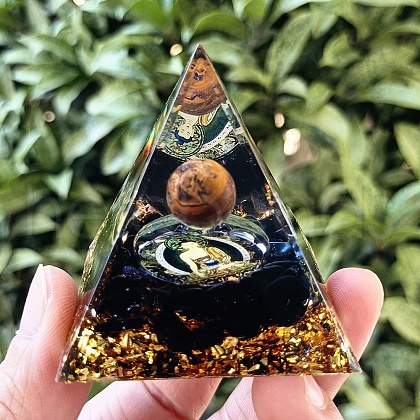 Orgonite Pyramid Resin Energy Generators PW-WG26CC7-01-1