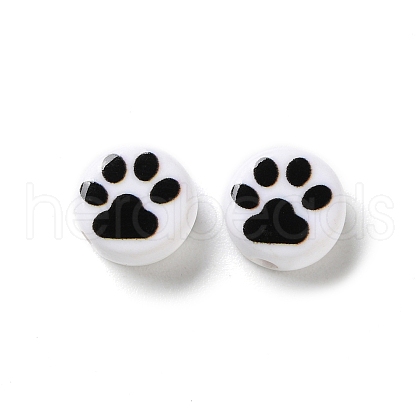 Opaque Acrylic Beads OACR-Z027-04A-02-1