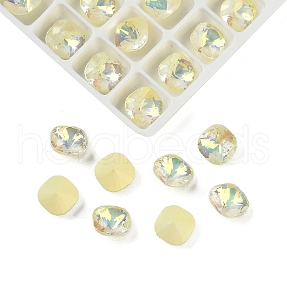 Pointed Back Glass Rhinestone Cabochons GGLA-S003-03B-1