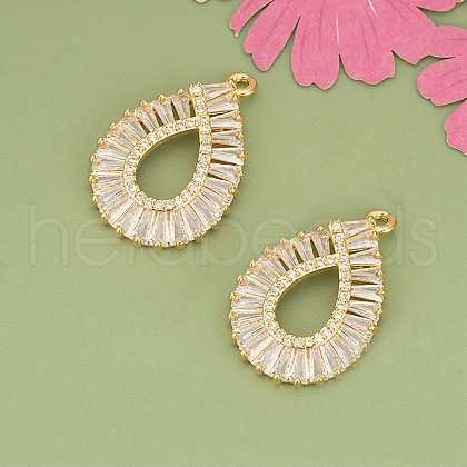 Brass Pendants KK-V006-01G-06-1