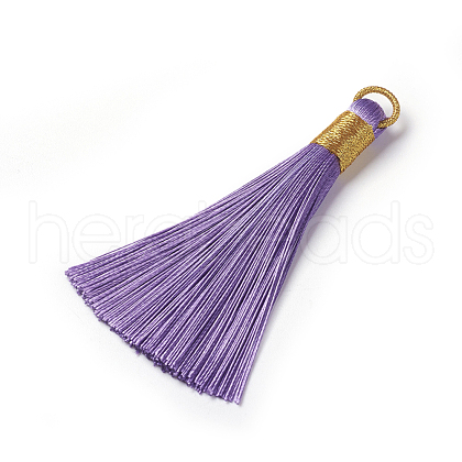 Polyester Tassel Pendants FIND-I009-D18-1