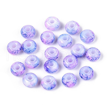 3/0 Baking Paint Glass Beads GLAA-G118-02C-1