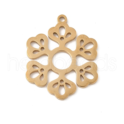 304 Stainless Steel Pendants STAS-V016-18G-1