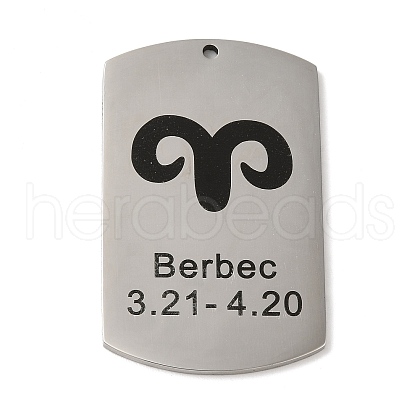 Non-Tarnish 304 Stainless Steel Pendants STAS-C098-01C-P-1