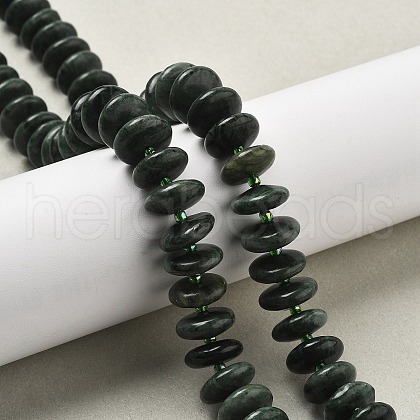Natural Seraphinite Beads Strands G-A262-B02-01-1