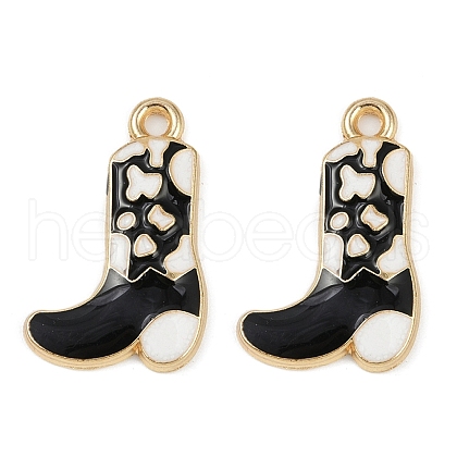 Alloy Enamel Pendants FIND-M080-01B-G03-1
