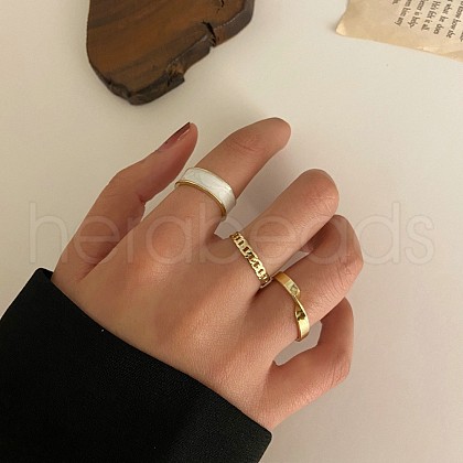 3Pcs Alloy Finger Rings WG529E5-08-1