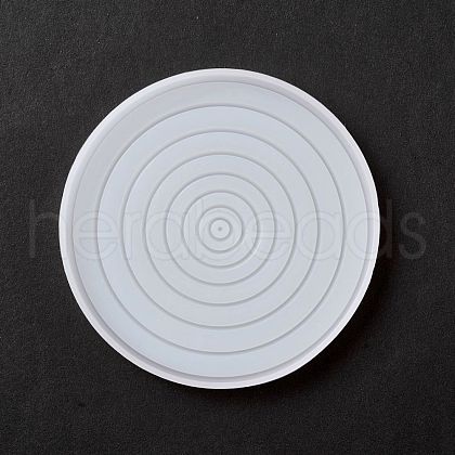 DIY Flat Round with Water Ripple Display Silicone Molds SIMO-B001-04-1