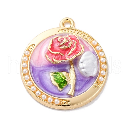 Alloy Enamel Pendants FIND-M060-14A-G01-1