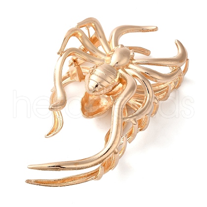 Halloween Alloy Claw Hair Clips for Women Girls AJEW-A056-06D-G-1