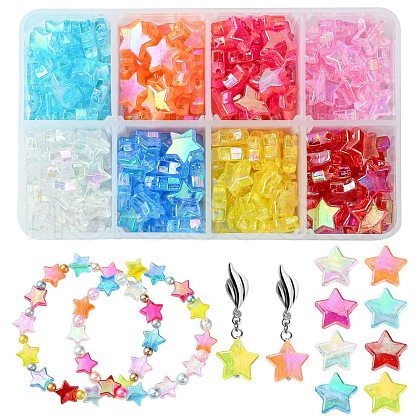 Eco-Friendly Transparent Acrylic Beads MACR-CJ0001-02-1