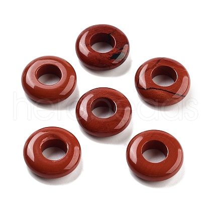 Natural Red Jasper European Beads G-C134-01A-1