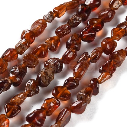 Natural Garnet Beads Strands G-P497-01C-38-1