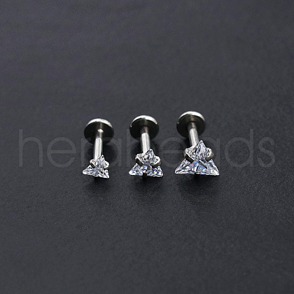 Stainless Steel Threadless Labrets WG64015-16-1