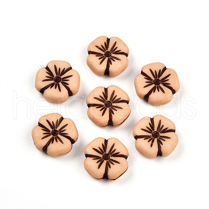 Opaque Acrylic Beads SACR-T017-30-1