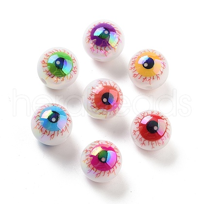 UV Plating Acrylic Beads OACR-S140-02-1