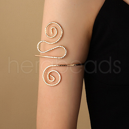 Alloy Arm Cuff Bangles WGA5578-03-1