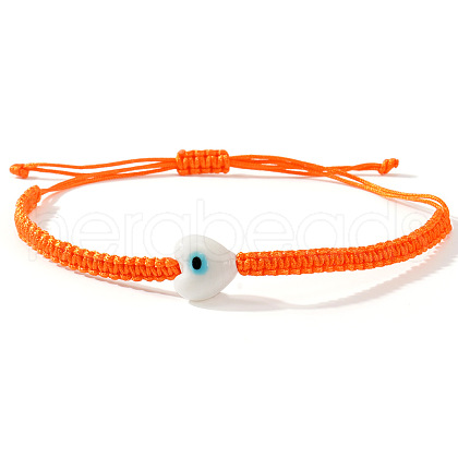 Bohemian Style Glass Beads Braided Bead Bracelets FR5160-5-1