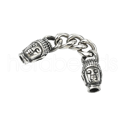 304 Stainless Steel Ends with Chain FIND-CJC0012-141D-1