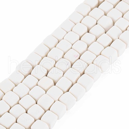 Handmade Polymer Clay Beads Strands X-CLAY-T020-09I-1