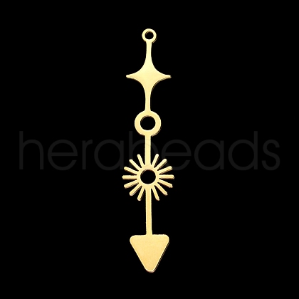 304 Stainless Steel Pendants STAS-T056-LA339-2-1