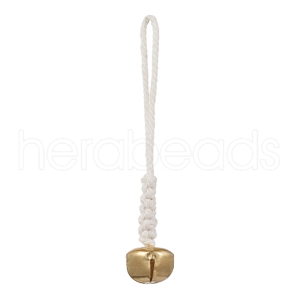 Iron Bell Pendant Decoration HJEW-JM02421-03-1