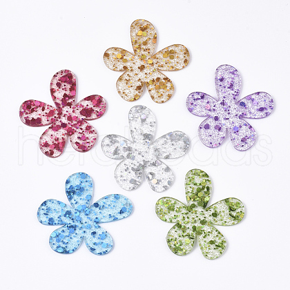 Transparent Acrylic Pendants TACR-T021-01-1
