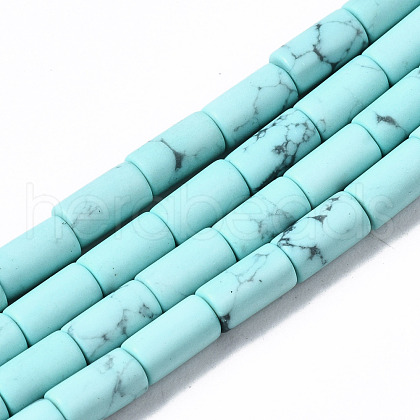 Synthetic Turquoise Beads Strands G-S366-076B-1