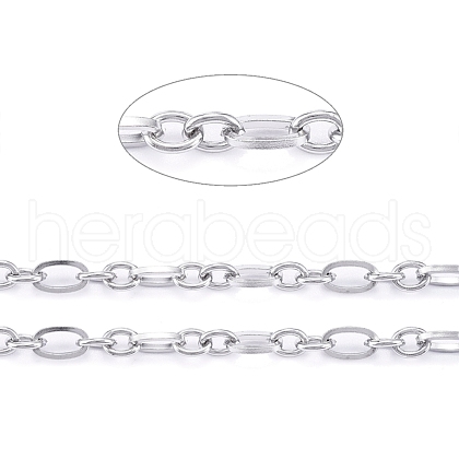 Tarnish Resistant 304 Stainless Steel Mother-Son Chains CHS-F011-07A-P-1