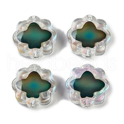 Two Tone Glass Mood Beads GLAA-Z007-07A-1