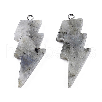 Natural Labradorite Pendants G-N332-53-A16-1