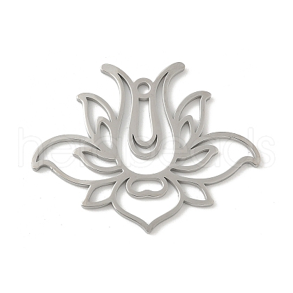 304 Stainless Steel Pendants STAS-V016-19P-1