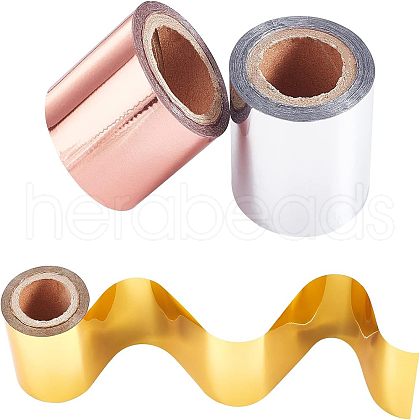 SUPERFINDINGS 3 Rolls 3 Colors Heat Transfer Vinyl Sheets DIY-FH0003-44-1