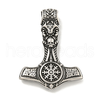 316 Surgical Stainless Steel Pendants STAS-E212-99AS-1