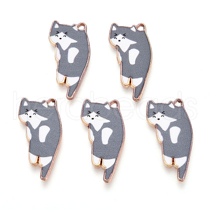 Alloy Enamel Pendants ENAM-N063-01C-1