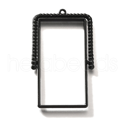 Alloy Open Back Bezel Pendants PALLOY-I223-07EB-1
