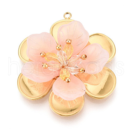 304 Stainless Steel Pendants STAS-N110-29A-G-1