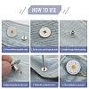 Alloy Button Pins for Jeans PURS-PW0009-01H-01P-2