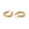 Brass Hoop Earrings for Women EJEW-M213-43G-2