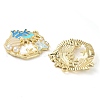 Rack Plating Alloy Enamel Pendants FIND-Q099-08B-01-2