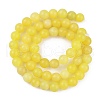 Natural Lemon Jade Beads Strands G-H1631-6MM-4