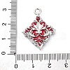 Alloy Enamel Pendants PALLOY-V002-02P-04-2