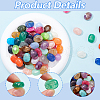 SOFPLATE 100Pcs Imitation Gemstone Acrylic Beads OACR-SP0001-05B-6