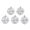 Non-Tarnish 304 Stainless Steel Pendants STAS-A066-06P-3