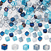 SUNNYCLUE 400Pcs 5 Colors Electroplate Glass Beads EGLA-SC0001-21-1