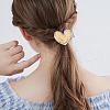 50pcs Heart PVC & Plastic Sequin Shaker Cabochons KY-CJ0001-45-7